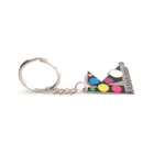 New Design Metal Lucky Keychain Parts Souvenir Keyring