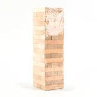 Outdoor 45 pcs Custom Wood Blocks Giant Timber Tumble Tower