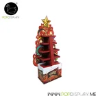 Christmas Tree Display Rack Factory Cardboard Pop Stand Corrugated Paper Xmas Christmas Tree Display Rack