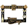 Christmas Party Decoration Photo Booth Event Party Supplies Happy New Year 2019 Photobooth Props Photo Frame Props