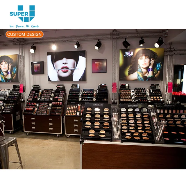 hot sale commercial merchandising make up shop furniture