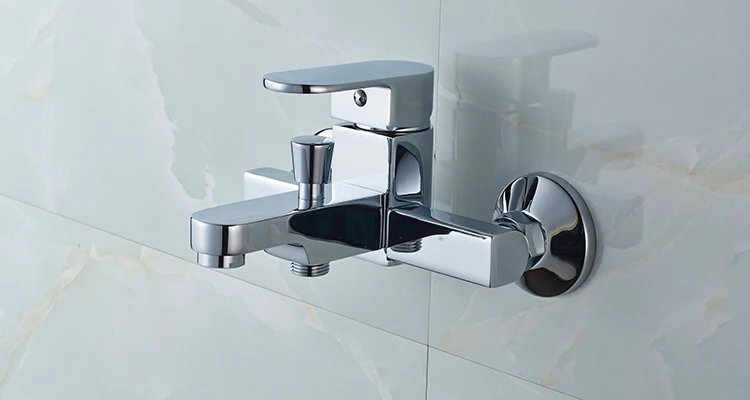 Zhejiang Hot Cold Water Faucets Wall Mounted Bathroom Water Faucet Mixer Tap Bath Faucets