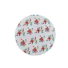 Printed White round Metal Cookie Tins Printed Tin Box