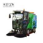 Gas Sweeper With Two Side Brush And Big Rubbish Bin