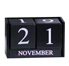 OEM style wooden calender for office desk top Home decoration