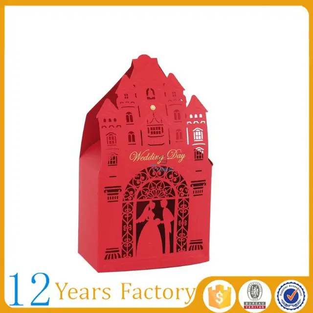 custom gift set wedding red box cake