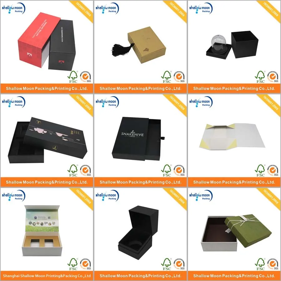 matte white cheap price folding gift box with magnet closure