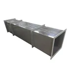 Grey/ light yellow customized square tubing for work plant ventilation
