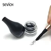 Sevich brand new arrival real black hair fiber eyebrow extension with glue
