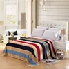 British Flag Design Comfortable Elegant Blue Print Pattern Flannel Blanket Soft Breathable Blanket Coral Throwing Bed Sheets