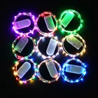 CR2032 Button Battery Operated Led Copper Wire String Fairy Lights,Led Christmas/Diwali/Wedding Copper Wire String Light