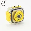 MoShine Yellow action recorder mini bike video for children waterproof sports camera
