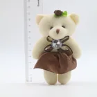 Customized printed soft cute teddy bear clothes plush toy