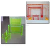 Colored different sizes acrylic coffee tables/acrylic diningroom tables