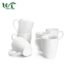 FDA Approved Ceramic White Mug Coffee Cup for Coffee Tea Cocoa