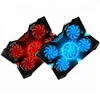 Heavy Duty Laptop Cooling Pad USB Computer Cooler Cooling 5 Fans For Gaming Laptop PC Base Computer Cooling Pad