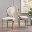 Wholesale Dining Room Furniture Set Louis Xv Round Back Vintage Classic Event French Antique Chair