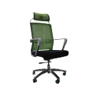 Hot Selling Ergonomic Folding Visitor Sleeping Four Leg Office Desk Computer Chair with Wheels for Fat People