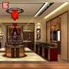 Newest Customized Professional Crystal Impressive Glass Revolving Jewelry Display Case