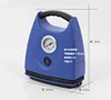 Amazon hot selling Mini 12V Portable Blue Air Pump , Automobile Air Inflator