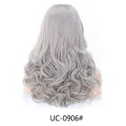 Product Sanwood Women Wavy Gradient Color Synthetic Clip-in Long Curly Ombre Hair