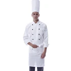 Custom Unisex Italian Style Restaurant Executive Chef Uniform