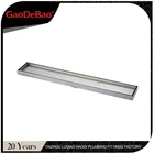 Stainless steel long tile insert long linear shower drain for bathroom