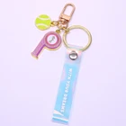 New style acrylic custom logo metal cheap keychain of gift