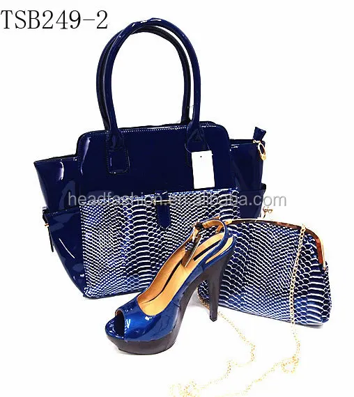 royal blue shoes and bag to match