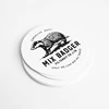 New design Custom made blank paper round coasters with logo
