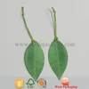 Green leaf shaped product hang tag creative new style price paper hangtag / label