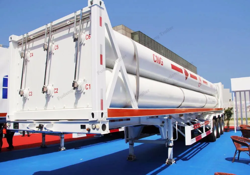 Compressed Natural Gas Helium Hydrogen H2 Cng Tube Trailer - Buy Cng