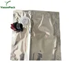 Filling Aluminum Foil Laminated Clear Plastic Red Wine Pack Packaging Storage Bag In Box