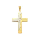 34839 Xuping fashion charm pendant men+custom gold stainless steel cross pendant wholesale
