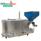 Hot sale automatic industrial biomass wood pellet fired aluminium melting furnace 300/500/800/1000KG capacity