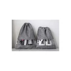 Wholesale waterproof custom promotional sports drawstring shoe bag