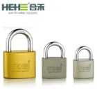 Top Security yellow Sliver Grey Paint Oval Iron Padlock with standard lock key