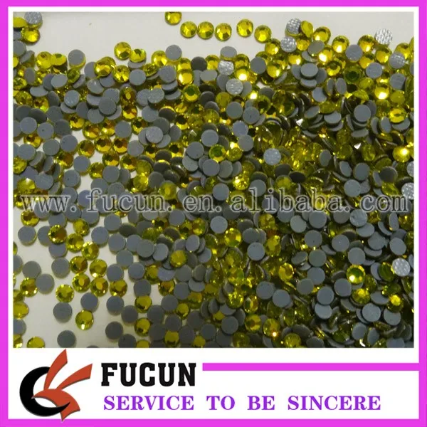 DMC citrine ss10 rhinestone 1440pieces one bag.jpg