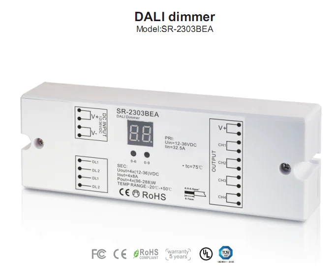 Dimming Dali Lighting Control System , PWM Dali , LED DALI dimmer, View