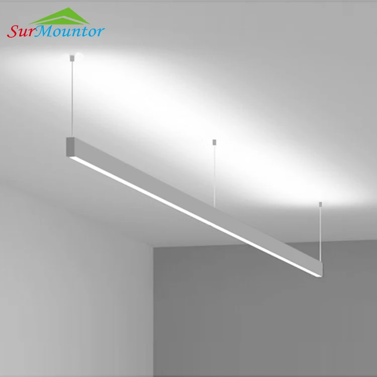 Modern Linear Light Suspending Aluminium Led Profiles Led Heat Sink For