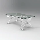 Modern Clear Acrylic Office Desk, Acrylic Table
