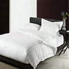 Luxury hotel bed linen 3cm stripe cotton bedding sets/ sheet/duvet cover