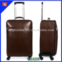 Top Grade Trolley Genuine Leather Luggage