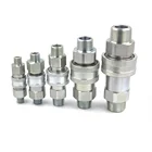 ISO 7241 A 1/4 inch NPT/BSP Thread female /male hansen exchange couplings hydraulic quick & hydraulic quick release coupling