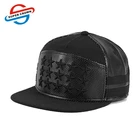 custom 5 Panel Black Panel Brim Hot Sale Snapback Cap/hat