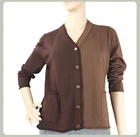 New custom knit single breasted montage pure merino wool sweater