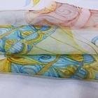 Wholesale custom digital printing 70%viscose 30% silk fabric ,viscose chiffon fabric