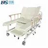 Cheap 5 function manual adjustable elderly home nursing medical hospital wheelchair cum bed with toilet