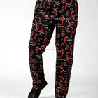 Durable Cotton Chef Pants Baggy Pants Worker Uniforms Supply