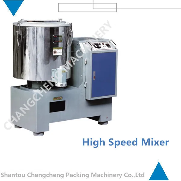 high capacity screw type plastic raw material mixer and dryer